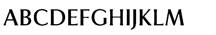 Feldora Medium Font UPPERCASE