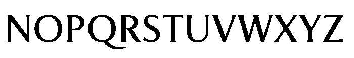 Feldora Medium Font UPPERCASE