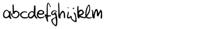 Feliks Handwriting Font LOWERCASE