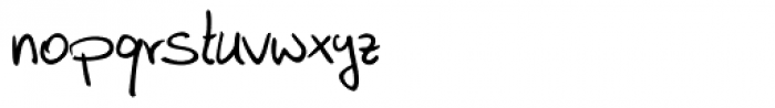 Feliks Handwriting Font LOWERCASE