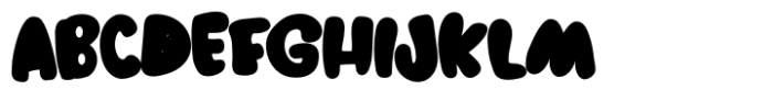 Feline Groovy Font UPPERCASE