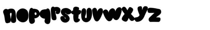 Feline Groovy Font LOWERCASE