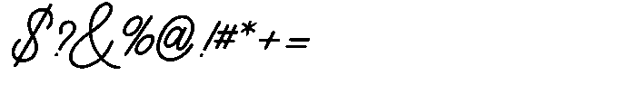 Feliora Font OTHER CHARS