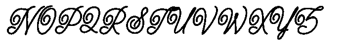 Feliora Font UPPERCASE