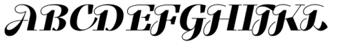 Felis Script Black Font UPPERCASE
