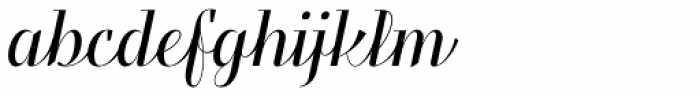 Felis Script Light Font LOWERCASE