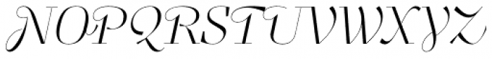 Felis Script Thin Font UPPERCASE