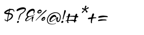 Felixstar Italic Font OTHER CHARS