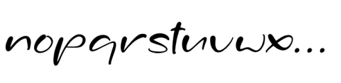 Felixstar Italic Font LOWERCASE