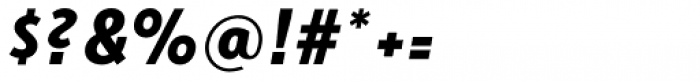 Fellbaum Grotesk Heavy Italic Font OTHER CHARS