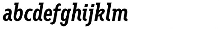 Fellbaum Grotesk Medium Italic Font LOWERCASE