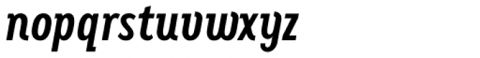 Fellbaum Grotesk Medium Italic Font LOWERCASE
