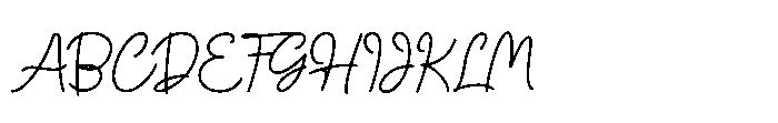 Fellina Font UPPERCASE
