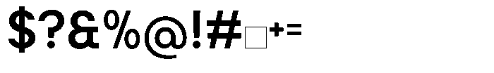 Felotta Font OTHER CHARS