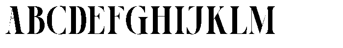 Female Halzita Regular Font UPPERCASE