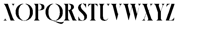 Female Halzita Regular Font UPPERCASE