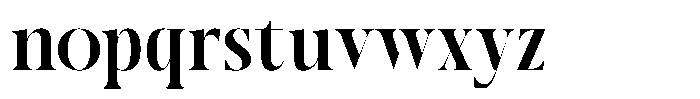 Female Halzita Regular Font LOWERCASE