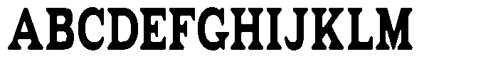 Fendrok Smooth Black Condensed Font UPPERCASE
