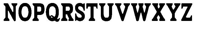 Fendrok Smooth Black Condensed Font UPPERCASE