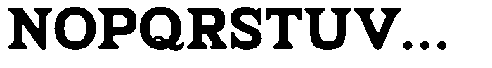 Fendrok Smooth Black Expanded Font UPPERCASE