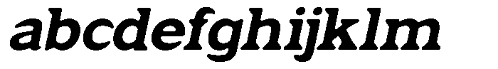 Fendrok Smooth Black Slant Expanded FONT