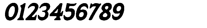 Fendrok Smooth Black Slant Semi Conde Font OTHER CHARS