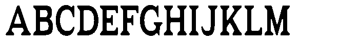 Fendrok Smooth Bold Condensed Font UPPERCASE