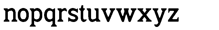 Fendrok Smooth Bold Semi Condensed Font LOWERCASE