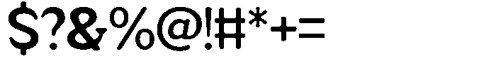 Fendrok Smooth Bold Semi Expanded Font OTHER CHARS