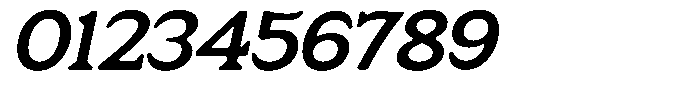 Fendrok Smooth Bold Slant Expanded Font OTHER CHARS
