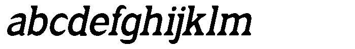 Fendrok Smooth Bold Slant Semi Conde FONT