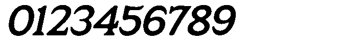 Fendrok Smooth Bold Slant Font OTHER CHARS