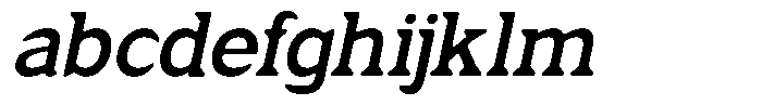 Fendrok Smooth Bold Slant FONT
