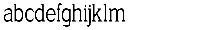 Fendrok Smooth Condensed FONT