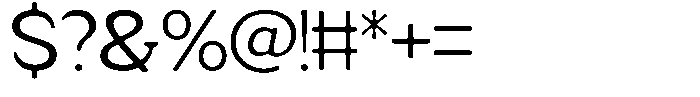Fendrok Smooth Expanded Font OTHER CHARS