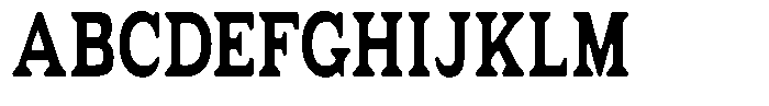 Fendrok Smooth Extra Bold Condensed Font UPPERCASE