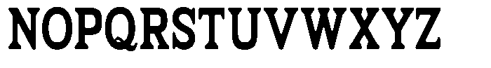 Fendrok Smooth Extra Bold Condensed Font UPPERCASE