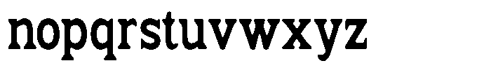 Fendrok Smooth Extra Bold Condensed Font LOWERCASE