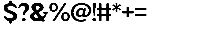 Fendrok Smooth Extra Bold Expanded Font OTHER CHARS