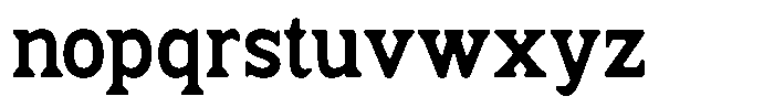 Fendrok Smooth Extra Bold Semi Conde Font LOWERCASE