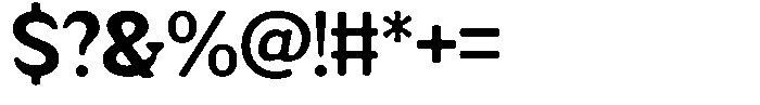 Fendrok Smooth Extra Bold Semi Expan Font OTHER CHARS