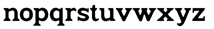 Fendrok Smooth Extra Bold Semi Expan Font LOWERCASE