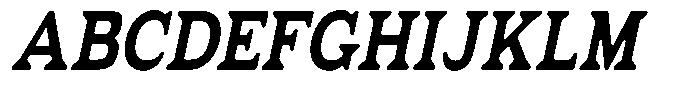 Fendrok Smooth Extra Bold Slan Sem Con Font UPPERCASE