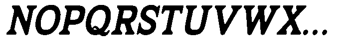 Fendrok Smooth Extra Bold Slan Sem Con Font UPPERCASE