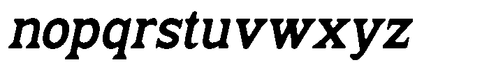 Fendrok Smooth Extra Bold Slan Sem Con Font LOWERCASE