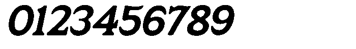 Fendrok Smooth Extra Bold Slant Font OTHER CHARS