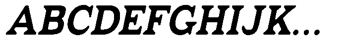 Fendrok Smooth Extra Bold Slant Font UPPERCASE