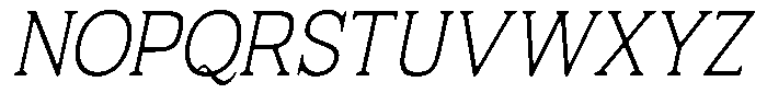 Fendrok Smooth Extra Light Slan Sem Con Font UPPERCASE