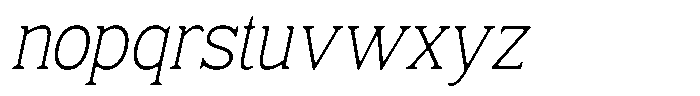 Fendrok Smooth Extra Light Slan Sem Con Font LOWERCASE