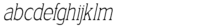 Fendrok Smooth Extra Light Slant Conde FONT